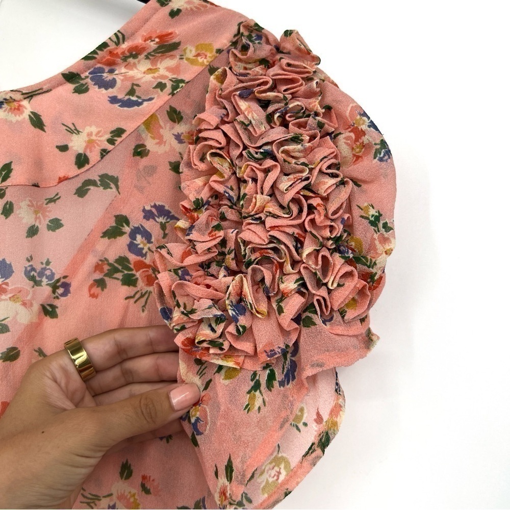 Clemence Dress in Sunset Pink
LoveShackFancy size 2 silk dress in Sunset Pink - Picture 11 of 14